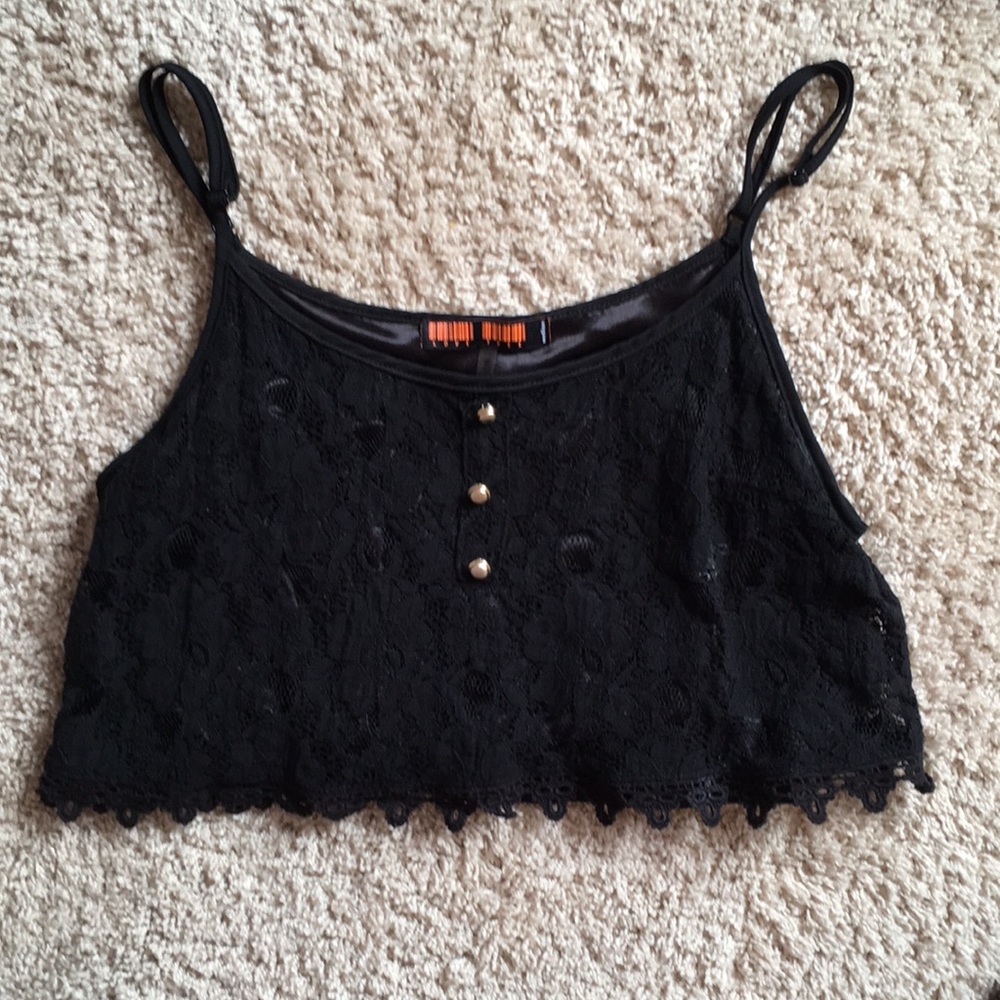 Lace crop top